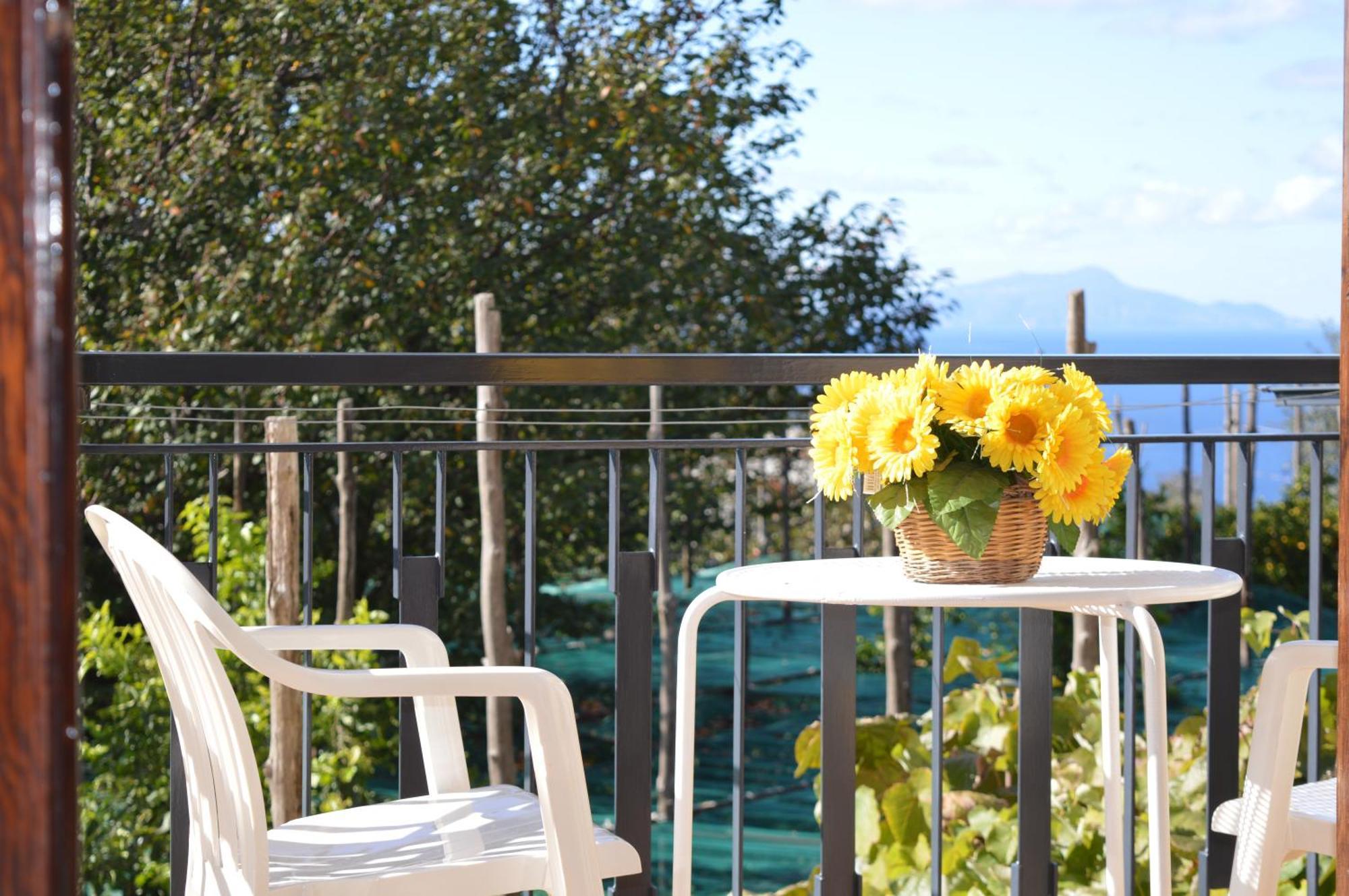 Mary'S Dream - Villa Overlooking Capri And Ischia In Sorrento Peninsula Massa Lubrense Exterior foto